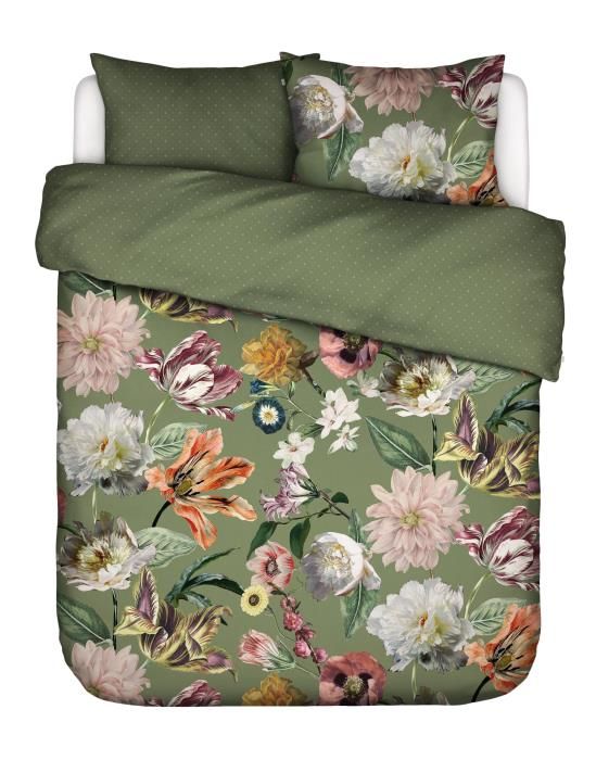 Sengetøj 200x200 cm: Dobbelt sengetøj fra ESSENZA FILOU FOREST GREEN 2x2